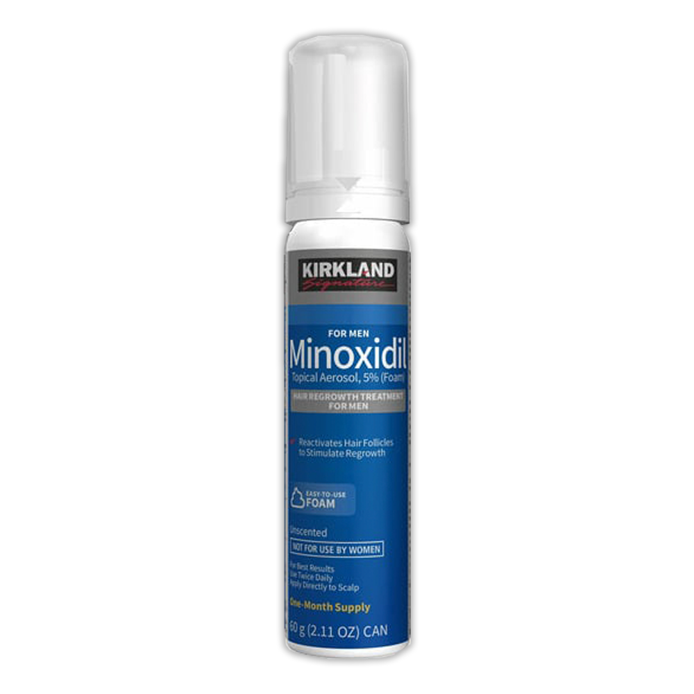 1 bottle of kirkland 5% minoxidil foam for men