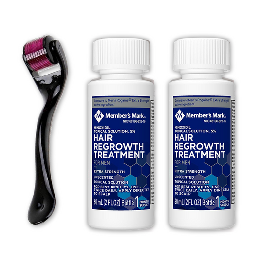 Miezi 2 Member's Mark 5% Mafuta & Derma Roller